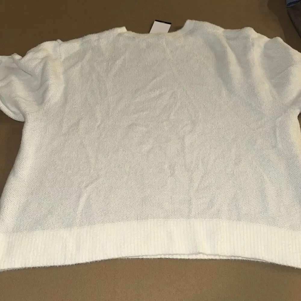 Jordan Flight Men’s XXL Heritage Crop White Jumper Sweater Mens